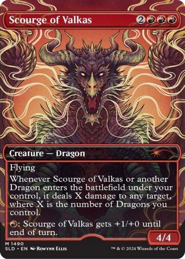 Scourge of Valkas (Rainbow Foil) [Secret Lair Drop Series] 