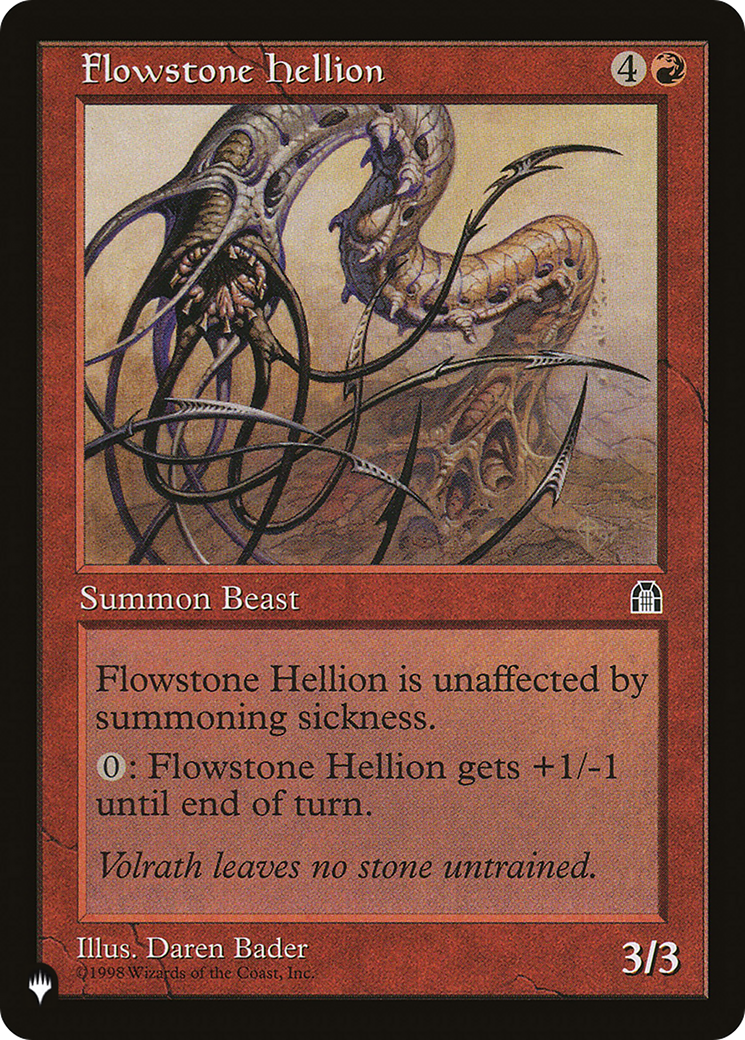 Flowstone Hellion [The List Reprints] 