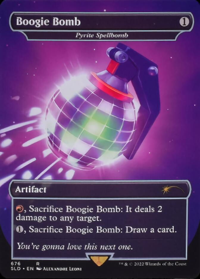 Pyrite Spellbomb - Boogie Bomb (Borderless) [Secret Lair Drop Promos] 