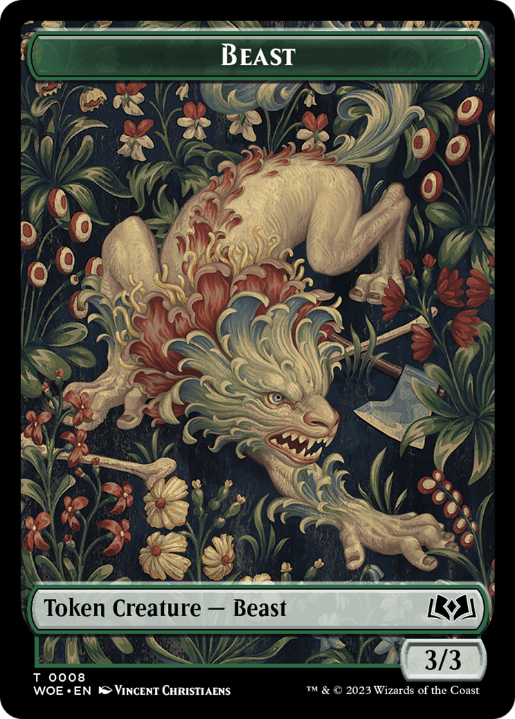 Beast Token [Wilds of Eldraine Tokens] 