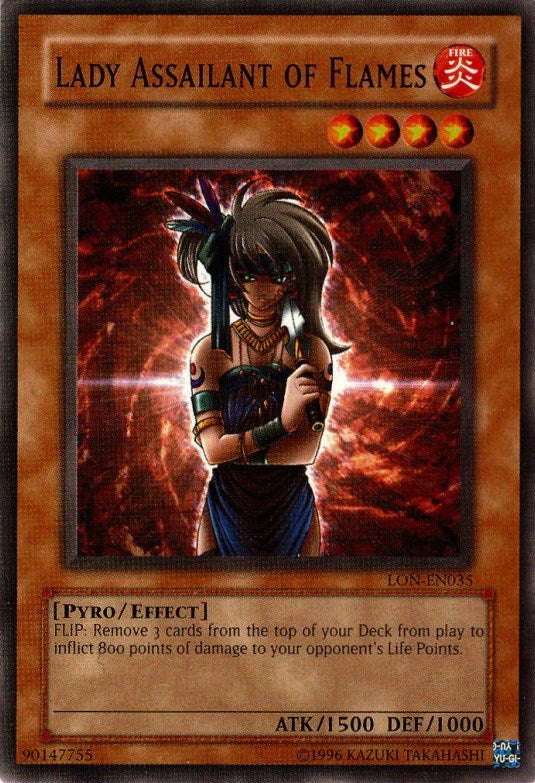 Lady Assailant of Flames [LON-EN035] Common 