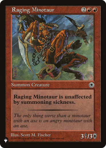 Raging Minotaur [The List Reprints] 