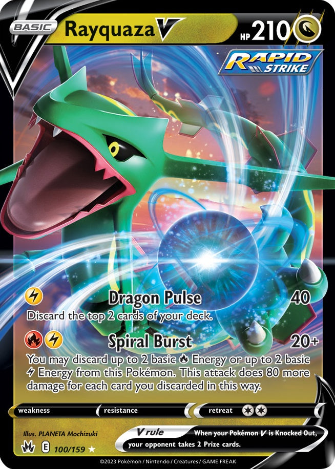 Rayquaza V 100/159 (Jumbo Card) [Sword &amp; Shield: Evolving Skies] 