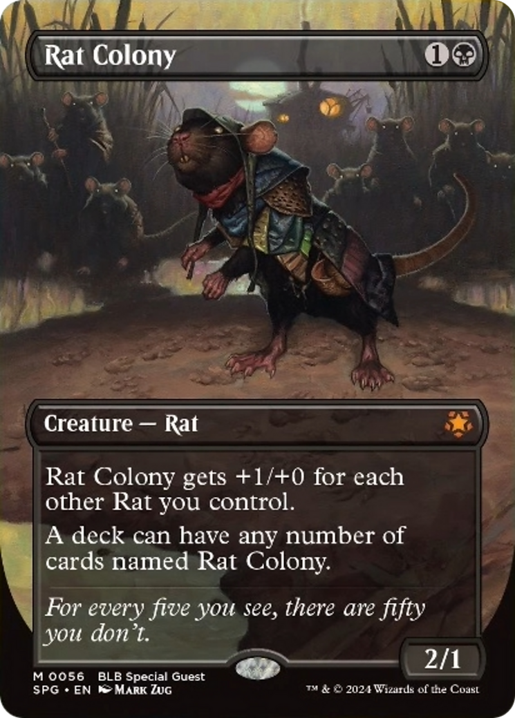 Rat Colony (Borderless) [Bloomburrow Special Guests] 