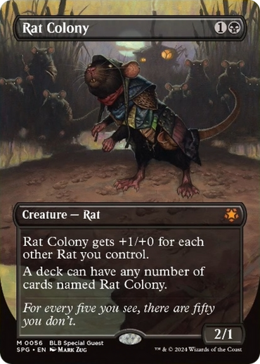 Rat Colony (Borderless) [Bloomburrow Special Guests] 