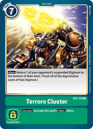 Terrors Cluster [BT2-102] [Release Special Booster Ver.1.0] 
