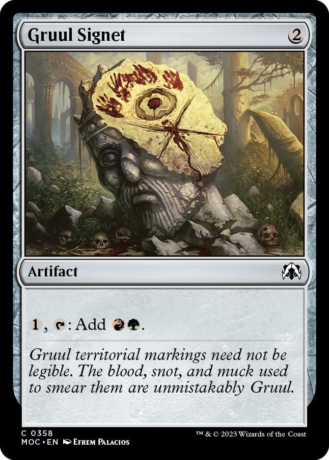 Gruul Signet [March of the Machine Commander] 