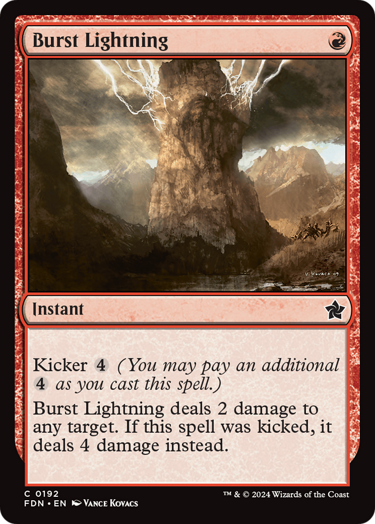 Burst Lightning [Foundations] 