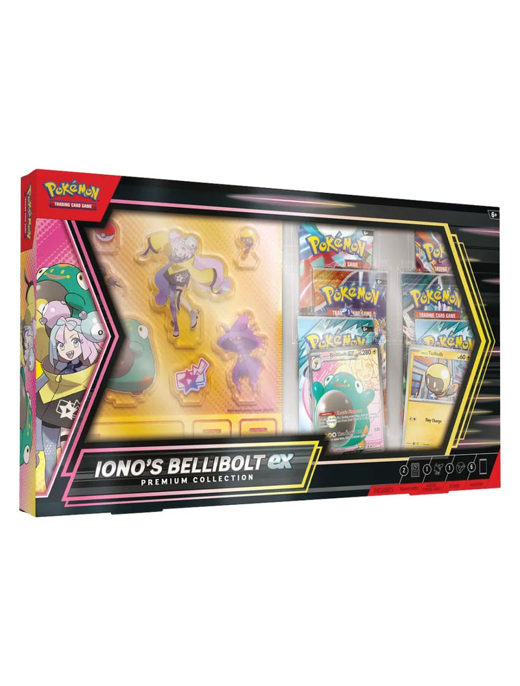 Pokemon TCG Iono’s Bellibolt EX Premium Collection en ESPAÑOL