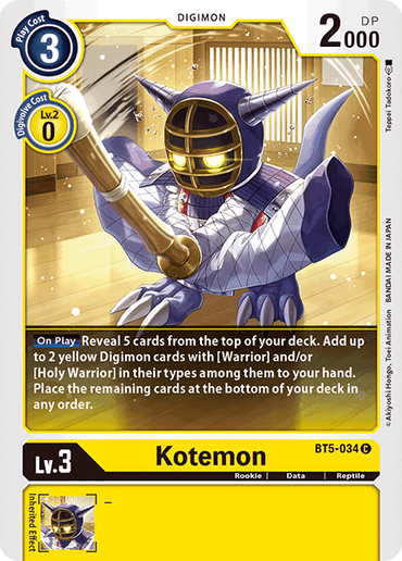 Kotemon [BT5-034] [Battle of Omni] 