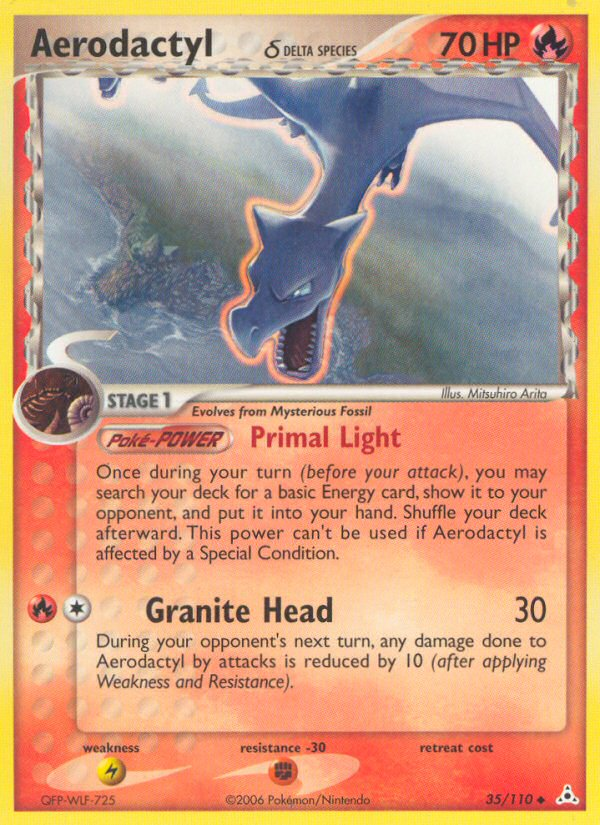 Aerodactyl (35/110) (Delta Species) [EX: Holon Phantoms] 