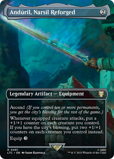 Anduril, Narsil Reforged (Borderless) [The Lord of the Rings: Tales of Middle-Earth Commander] 