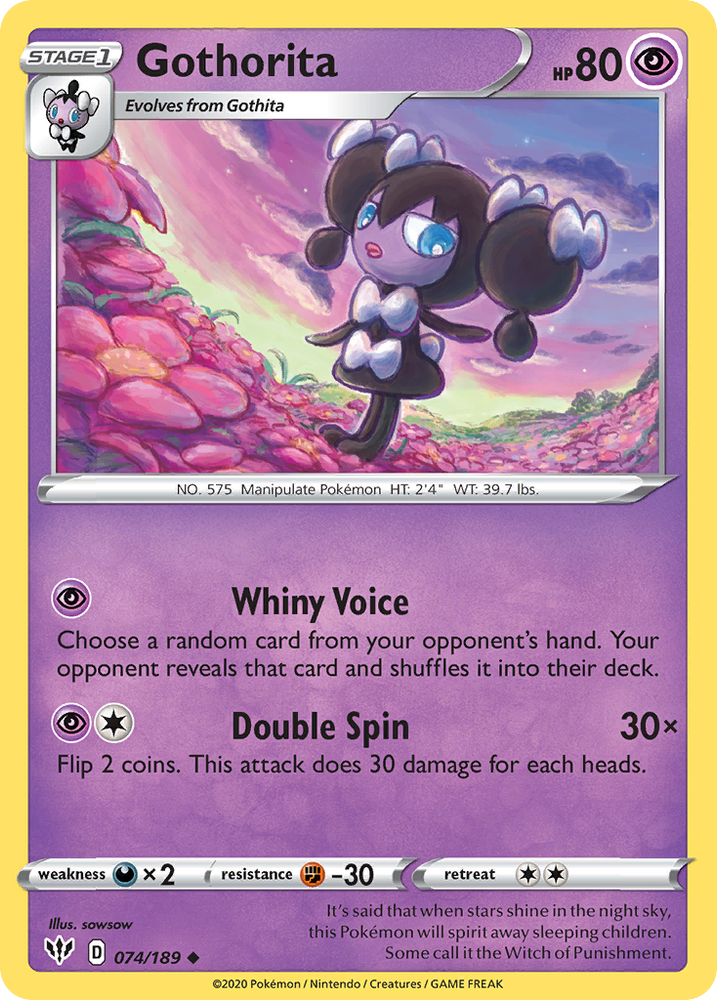 Gothorite (074/189) [Sword &amp; Shield: Darkness Ablaze] 