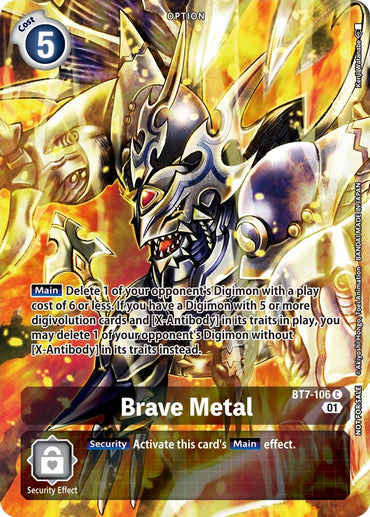 Brave Metal [BT7-106] (Premium Deck Set) [Next Adventure Promos] 