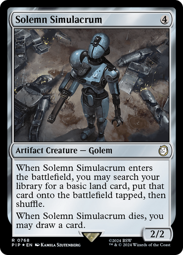 Solemn Simulacrum (Surge Foil) [Fallout] 