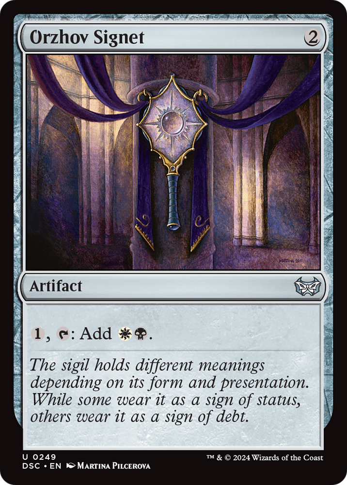 Orzhov Signet [Duskmourn: House of Horror Commander] 