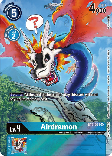 Airdramon [BT3-024] (25th Special Memorial Pack) [Release Special Booster Promos] 