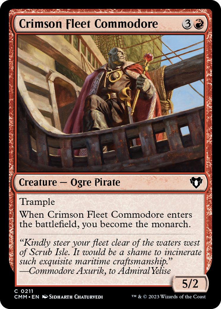 Crimson Fleet Commodore [Commander Masters] 