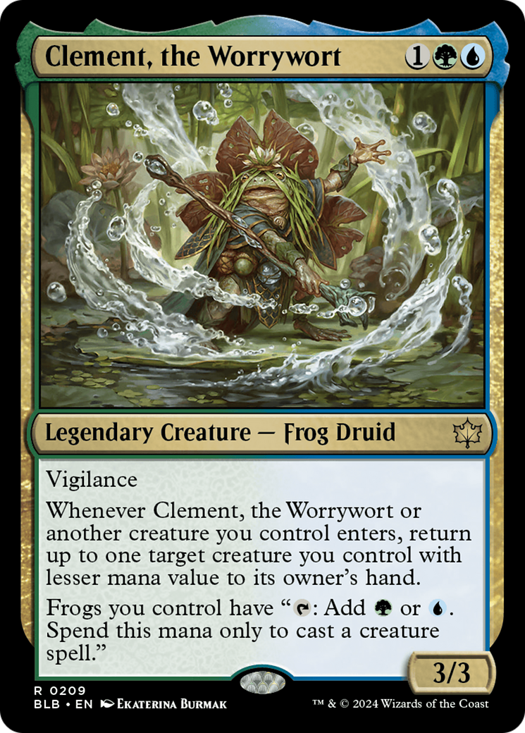 Clement, the Worrywort [Bloomburrow] 