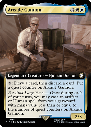 Arcade Gannon (Extended Art) (Surge Foil) [Fallout] 