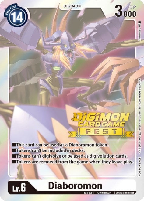 Diaboromon Token (Digimon Card Game Fest 2022) [Release Special Booster Promos] 