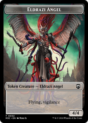 Eldrazi Angel // Copy Double-Sided Token [Modern Horizons 3 Commander Tokens] 