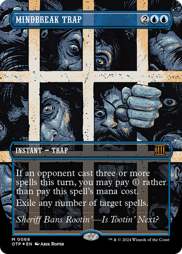 Mindbreak Trap (Textured Foil) [Outlaws of Thunder Junction: Breaking News] 