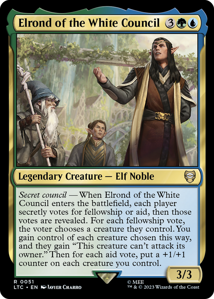 Elrond of the White Council [The Lord of the Rings: Tales of Middle-Earth Commander] 