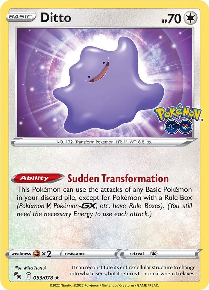Ditto (053/078) [Pokémon GO] 