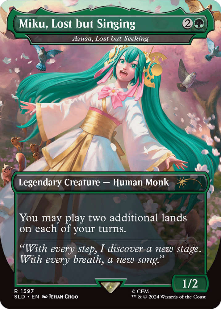 Miku, Lost but Singing - Azusa, Lost but Seeking [Secret Lair Drop Series] 