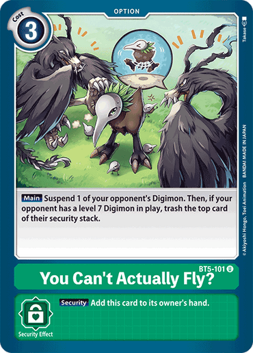 You Can't Actually Fly? [BT5-101] [Battle of Omni]