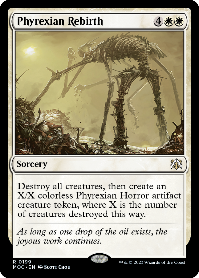 Phyrexian Rebirth [March of the Machine Commander] 