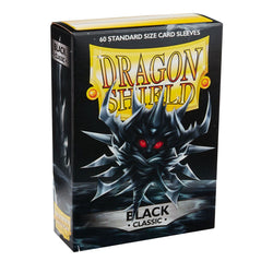 Dragon Shield: Standard 60ct Sleeves - Black (Classic)