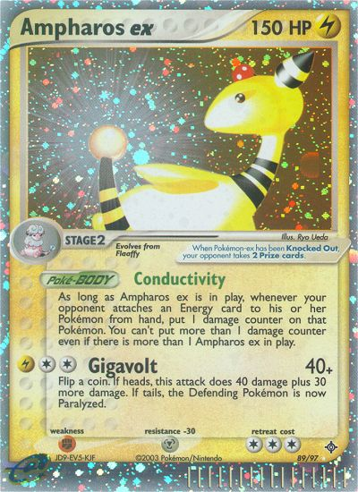 Ampharos ex (89/97) [EX: Dragon] 