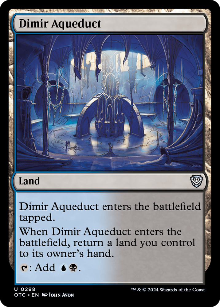 Dimir Aqueduct [Outlaws of Thunder Junction Commander] 