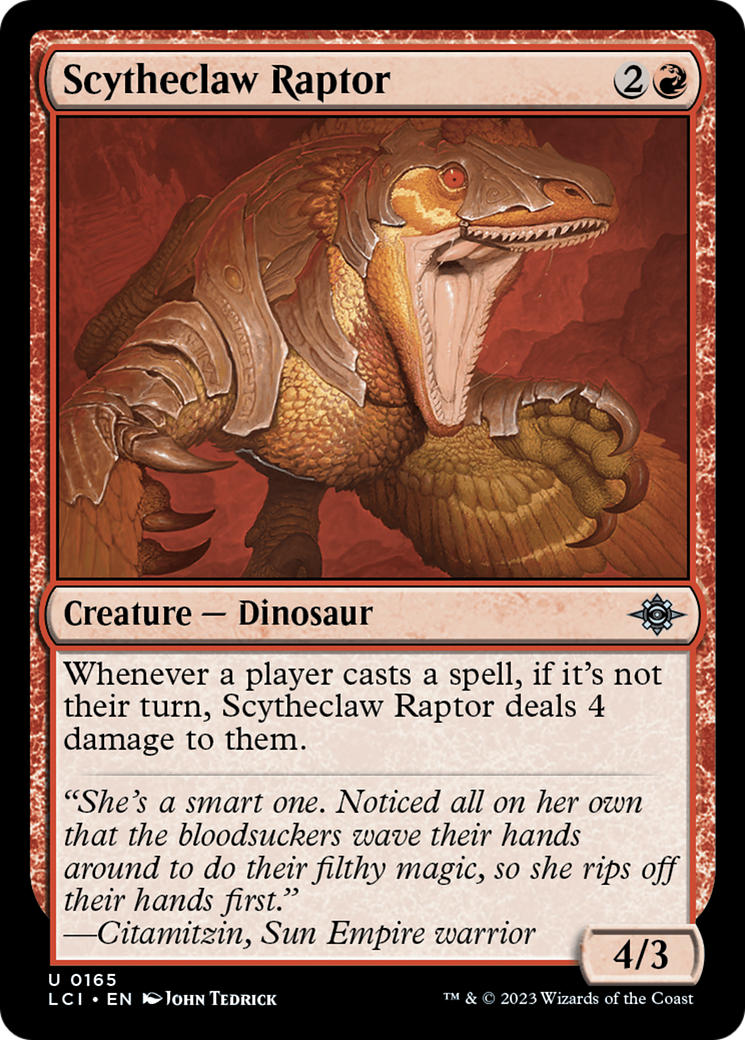 Scytheclaw Raptor [The Lost Caverns of Ixalan] 