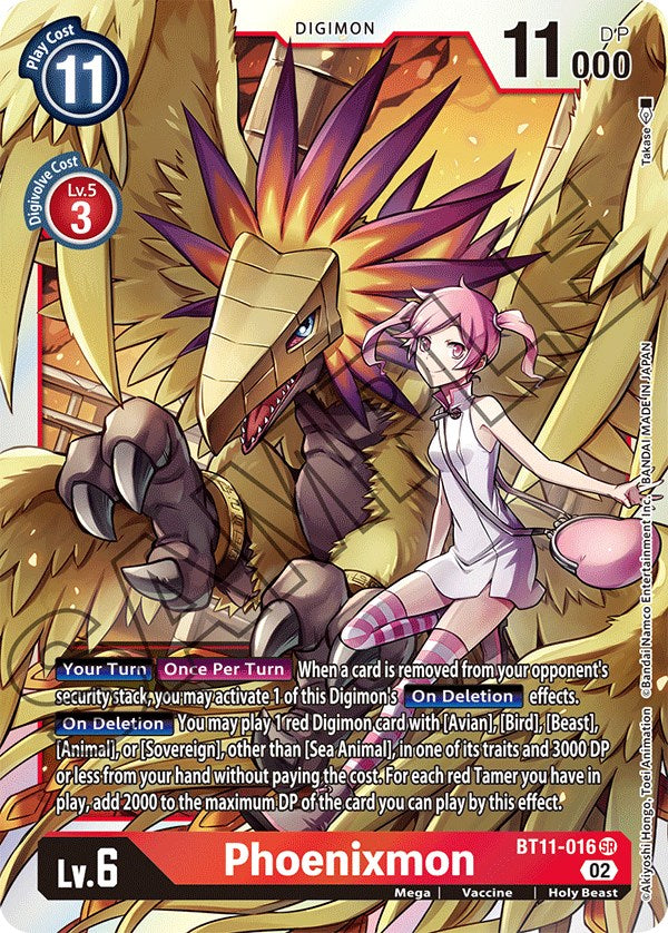 Phoenixmon [BT11-016] [Dimensional Phase] 