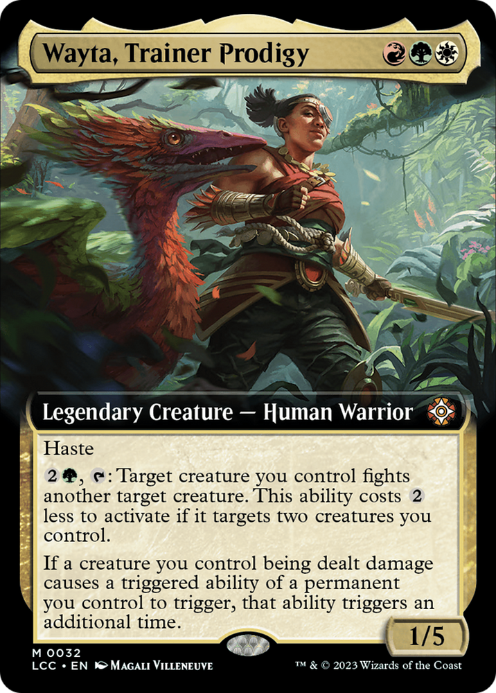 Wayta, Trainer Prodigy (Extended Art) [The Lost Caverns of Ixalan Commander] 