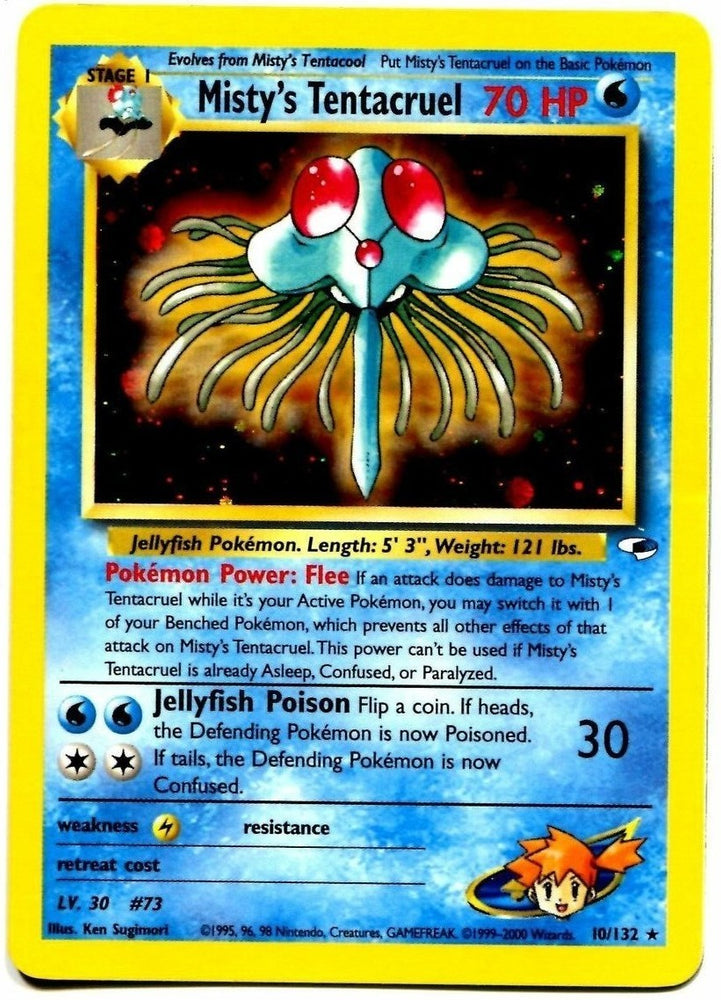 Misty's Tentacruel (10/132) [Gym Heroes Unlimited] 
