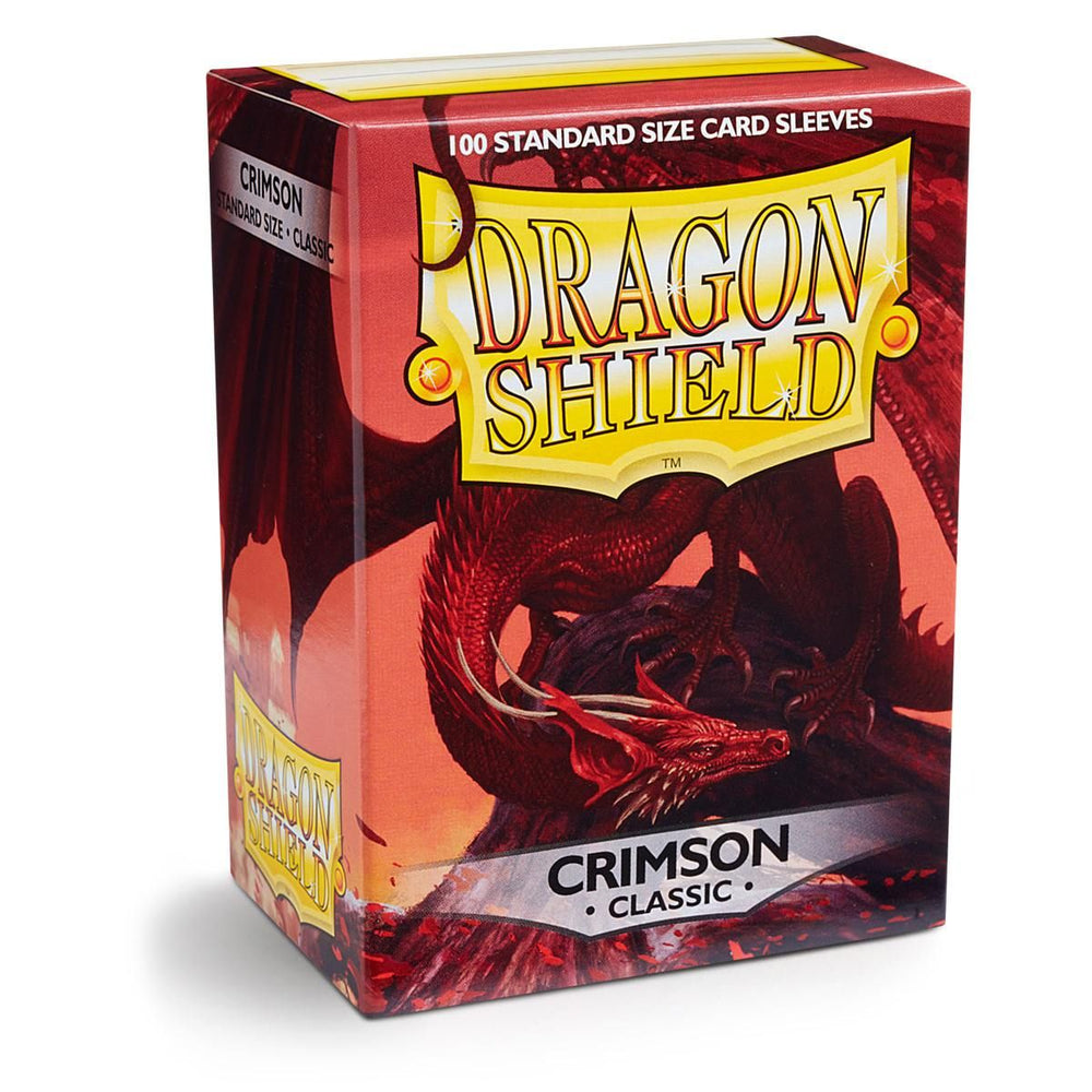 Dragon Shield: Standard 100ct Sleeves - Crimson (Classic) 