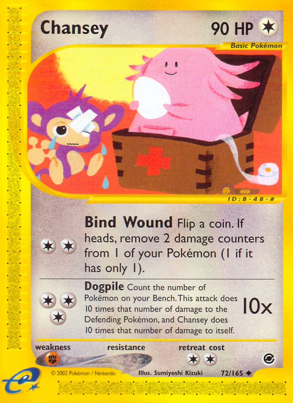 Chansey (72/165) [Expedition: Base Set] 