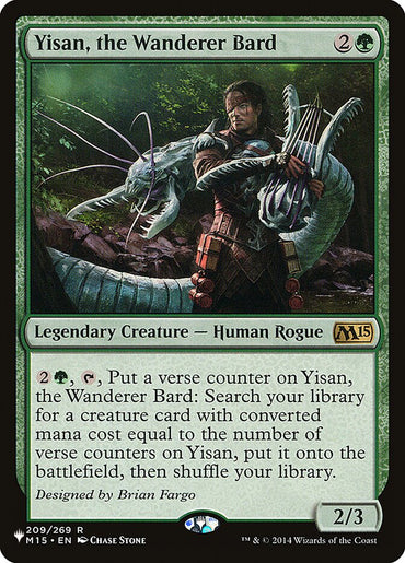 Yisan, the Wanderer Bard [The List] 