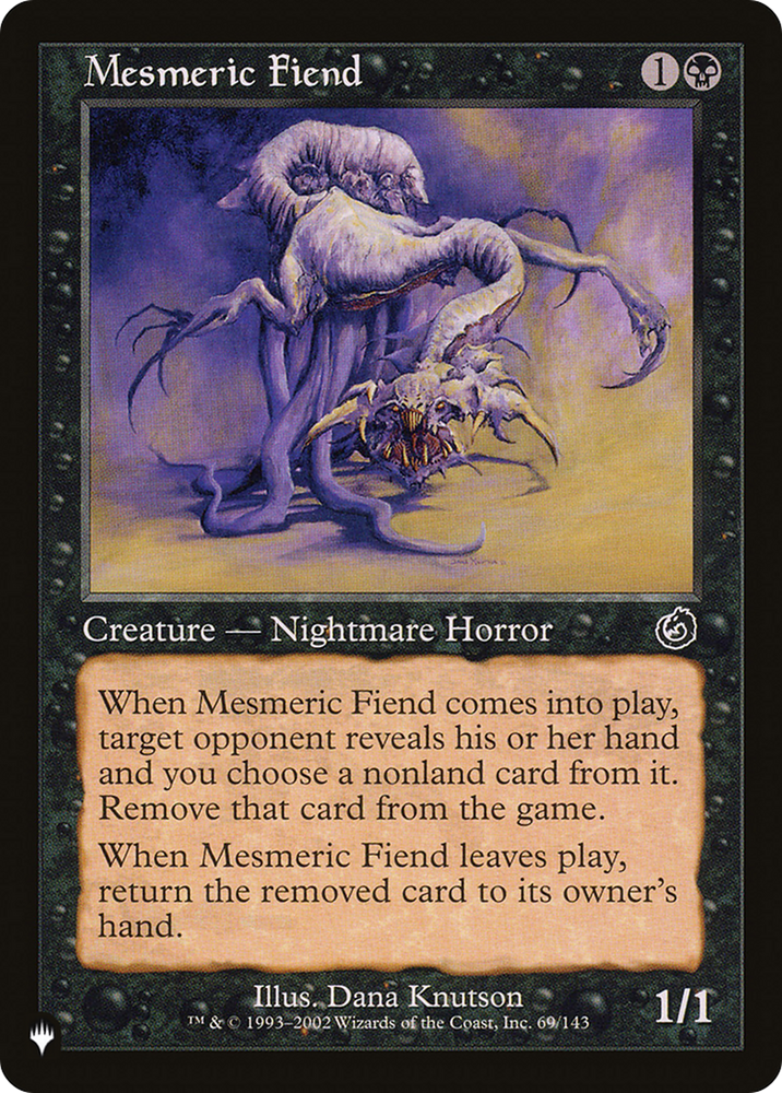 Mesmeric Fiend [The List Reprints] 