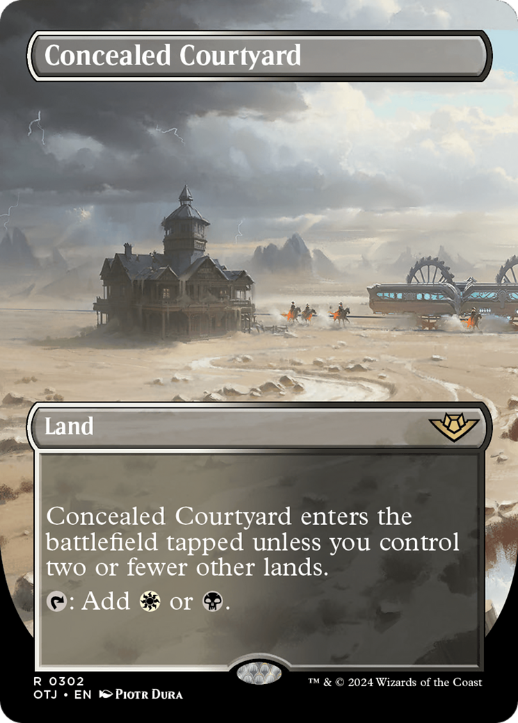 Concealed Courtyard (Borderless) [Outlaws of Thunder Junction] 