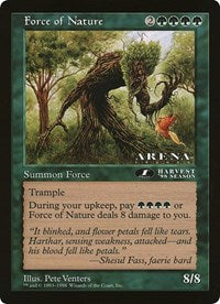 Force of Nature (Oversized) [Oversize Cards] 