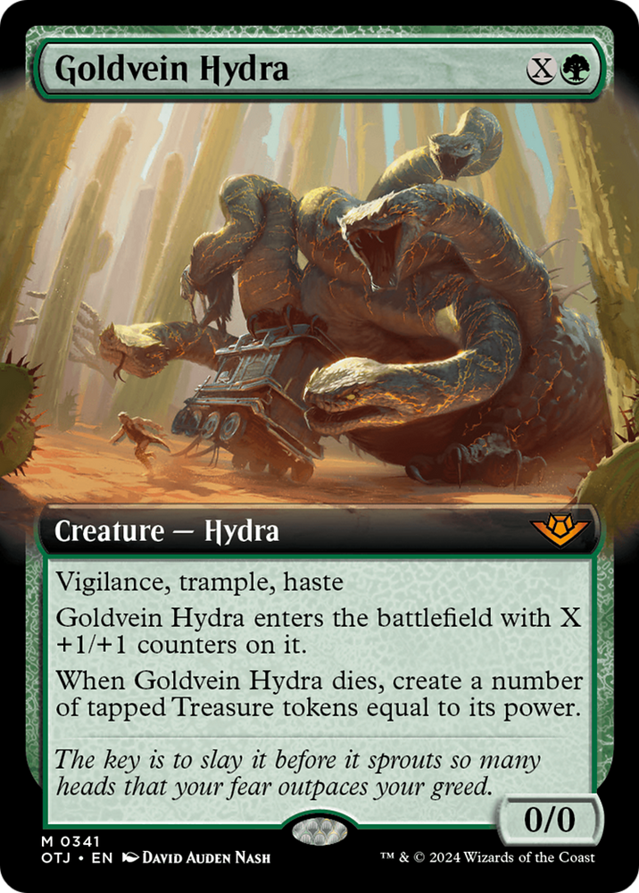 Goldvein Hydra (Extended Art) [Outlaws of Thunder Junction] 