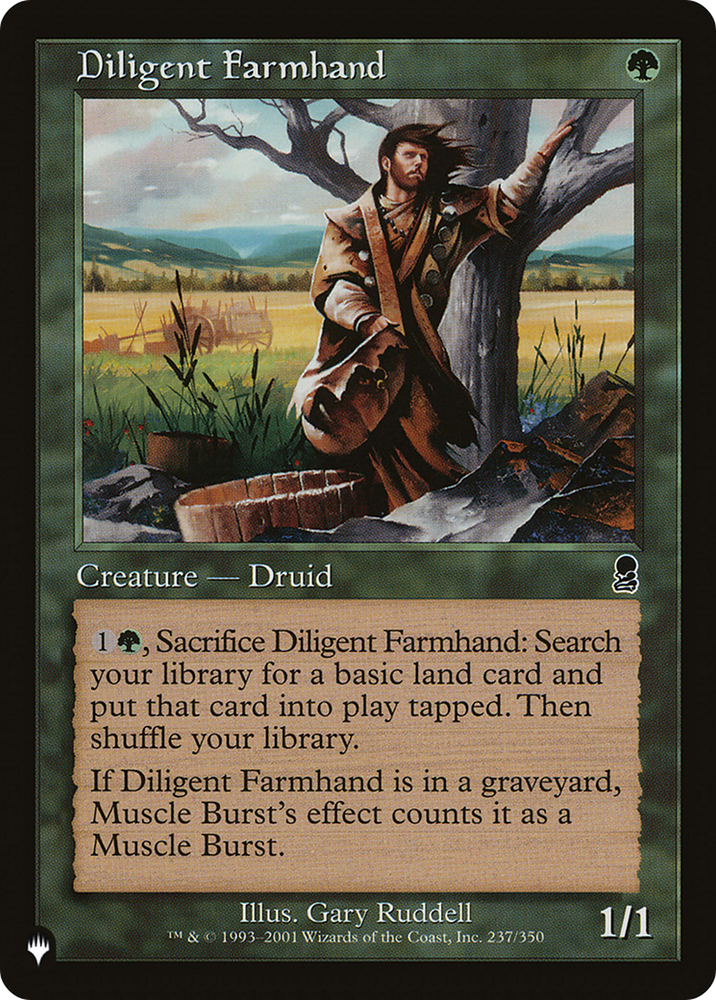 Diligent Farmhand [The List Reprints] 