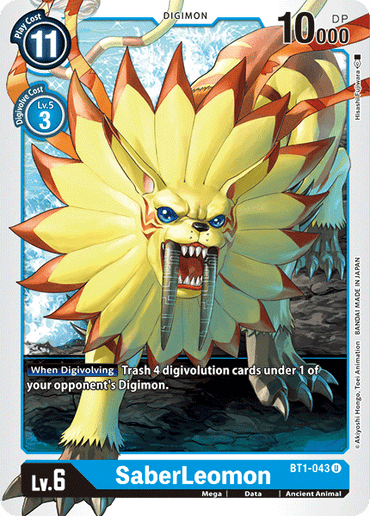 SaberLeomon [BT1-043] [Release Special Booster Ver.1.0] 