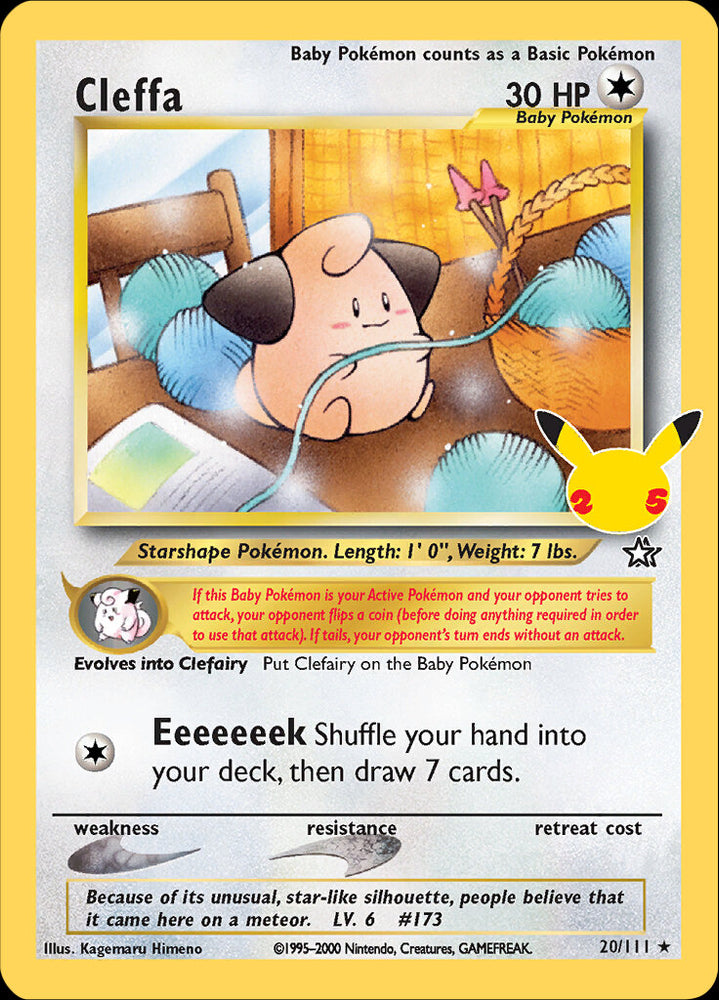 Cleffa (20/111) [Celebrations: 25th Anniversary - Classic Collection] 