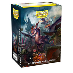 Dragon Shield: Standard 100ct Brushed Art Sleeves - Halloween Dragon (2021) 